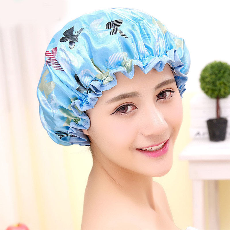 Butterfly Waterproof Shower Hair Cap