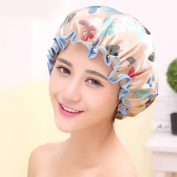 Butterfly Waterproof Shower Hair Cap