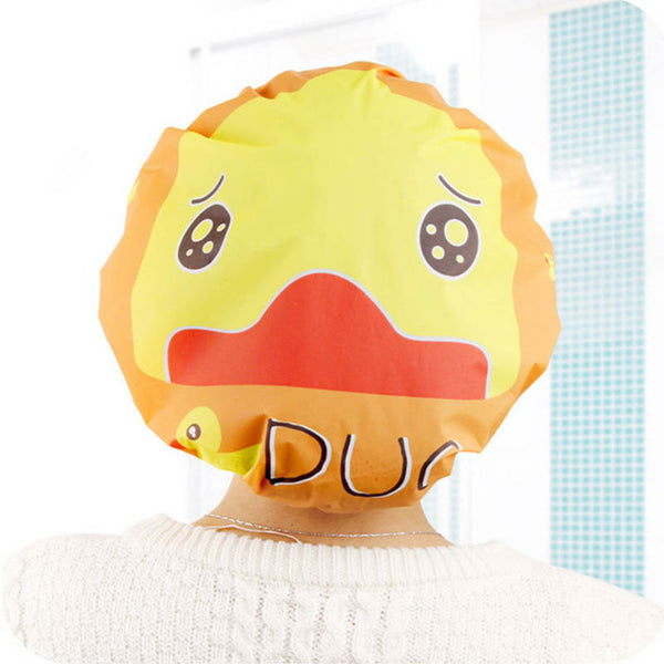 Cute Cartooned Shower Bath Cap