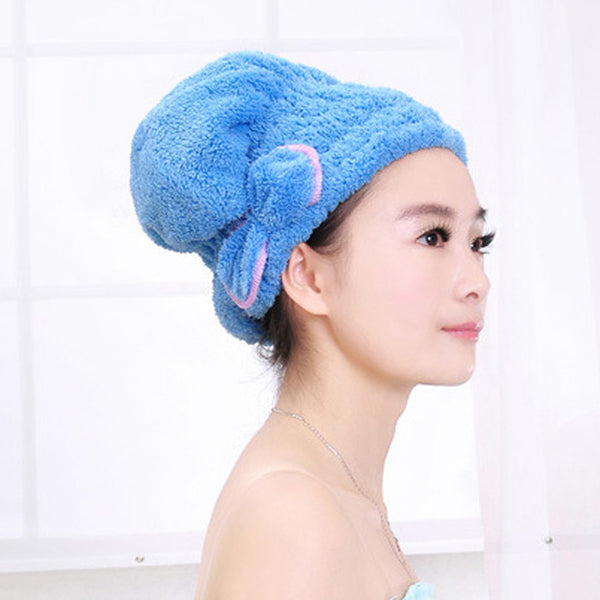 Quickly Dry Hair Shower Caps